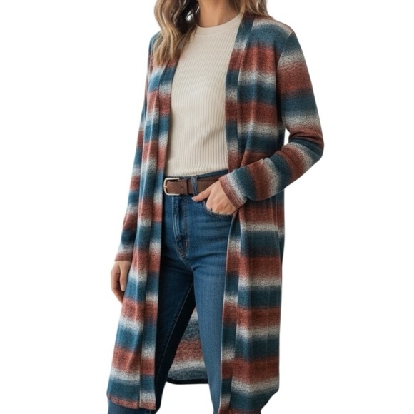 Maurices Sweaters - Maurice’s Small Lightweight Boho Western Long Cardigan